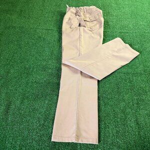 Eton Kidd Adjustable Waist Straight Oxford British Style Beige Chino Pant Size S